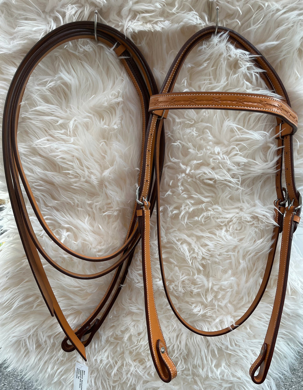 Western Bridle plain with reins