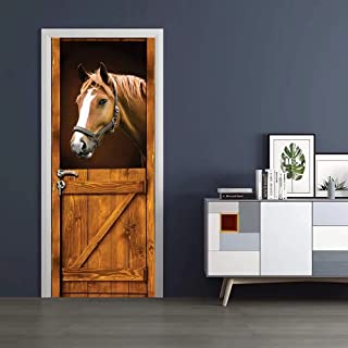 Horse Door Poster