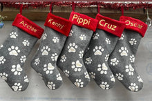 Load image into Gallery viewer, Pet Santa stockings
