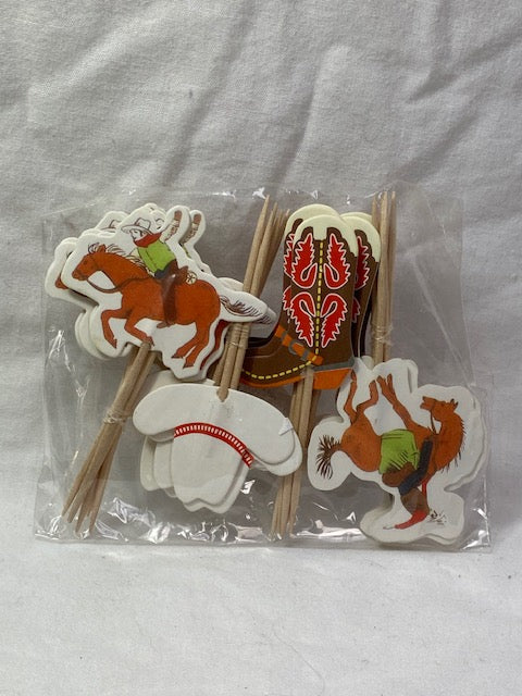 Rodeo themed cake toppers
