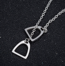 Load image into Gallery viewer, Stainless steel Stirrup Iron Necklace
