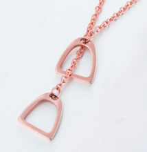 Load image into Gallery viewer, Stainless steel Stirrup Iron Necklace
