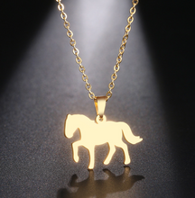 Load image into Gallery viewer, Necklace with horse pendant
